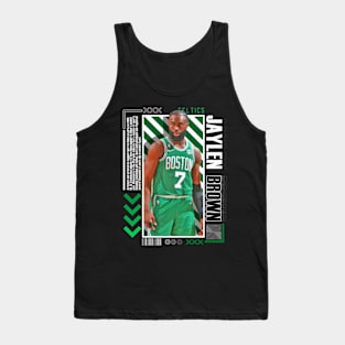 Jaylen Brown Paper Poster Version 10 Tank Top